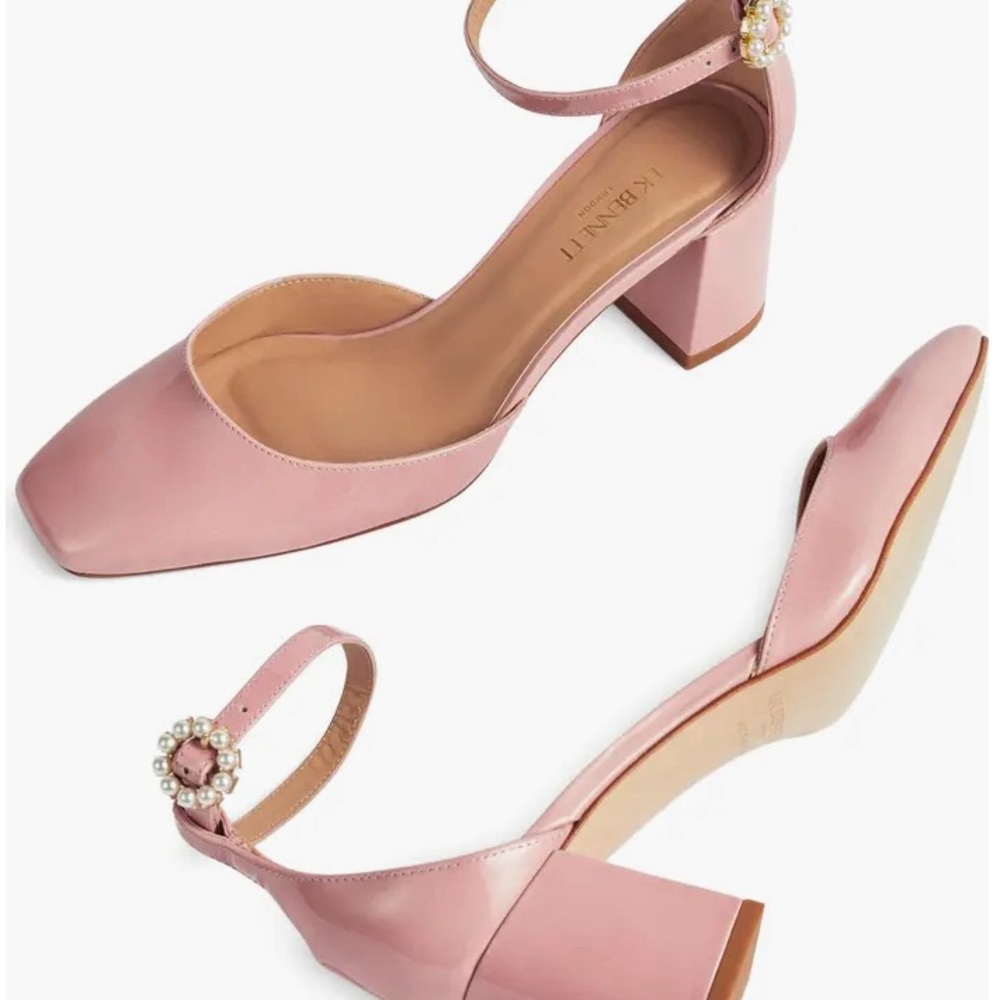 NWT L.K. Bennett Darling Blush Shoes size 40, us 9